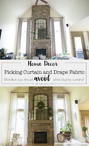 Tips For The Perfect Two Story Curtains Home Decor Sengerson Farmhouse Fireplace Curtains Curtains Living Room