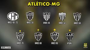 A estrela amarela representa o único campeonato brasileiro, conquistado pelo galo em 1971. Vinicius Inacio On Twitter Escudos Do Clube Atletico Mineiro Durante Sua Historia Atletico Mineiro Mg Galo Escudos