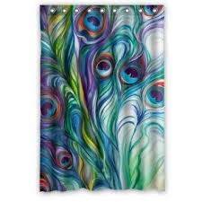 Peacock Feather Shower Curtain 33 98 Www Allthingspeacock Com Peacock Shower Curtain Nautical Shower Curtains Bathroom Shower Curtains