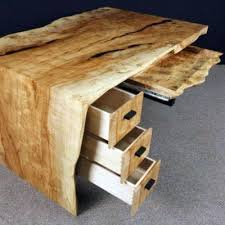 Cool Wooden Desk L Shape That Will Blow Your Mind Wooden Desk Live Edge Furniture Wood Furniture