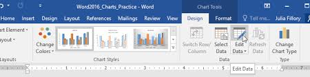 Word 2016 Charts