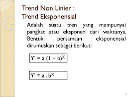 Program linier mari bermain dengan matematika. Metode Analisis Trend Trend Non Linier Ppt Download