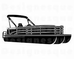 Pontoon Boat 8 Svg Pontoon Boat Svg Pontoon Boat Clipart Etsy In 2021 Pontoon Boat Boat Vector Pontoon