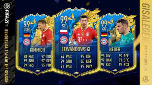 The squad every fut 21 player has been waiting is now available in packs! Fifa 21 Bundesliga Tots Predictions Ft Tots Lewandowski Tots Kimmich Tots Neuer Tots Haaland Youtube
