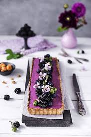 Brombeer Mousse Tarte Mit Amarettini Receta Postres Frios Postres Navidenos Tartas