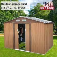 Michigan storage barns is your local provider of quality built yard and storage sheds. Green 6 3 X 9 1 Gable Roof Large Capacity Steel Metal Storage Shed High Gable For Utility Tool Storage Storage Sheds Outdoor Storage Fcteutonia05 De