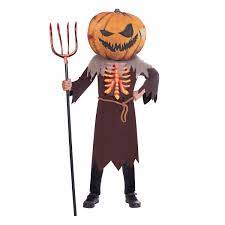 Baseball caps, robin hood hats, steeple henans (tall pointed style hats worn by women), mob caps, panama hats, fedoras, sombreros and bandannas. Children S Costume Scary Pumpkin Big Head 4 6 Yrs Amscan Europe