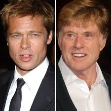 Pitt doesn't even look like redford, there is no resemblance at all the original poster cracked me thinking those two would be related. Actors Who Look Like Younger Versions Of Famous Stars Zimbio