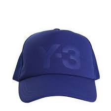 Y 3 Yohji Yamamoto Blue Cap 215 Sar Liked On Polyvore Featuring Accessories Hats Blue Blue Hat Blue Cap Cap Hats Y Visor Cap Sun Visor Hat Summer Cap