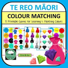 Te Reo Maori Colour Matching Games Learn And By Tea4teacher Teachers Pay Teacher Fall Preschool Activities Language Classroom Decor Preschool Construction
