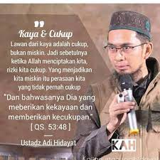 Adalah salah satu pendakwah islam indonesia dan penulis buku keislaman. Kiriman Instagram Oleh Video Ust Adi Hidayat 14 Jan 2019 Jam 1 56 Utc Motivasi Kata Kata Iman