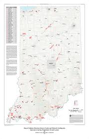 The federal agency said a magnitude 3.8 quake occurred at 3:18 p.m. Map Of Indiana Showing Known Faults And Historic Earthquake Epicenters Having Magnitude Of 3 0 And Larger 2015 Map Earthquake Historical