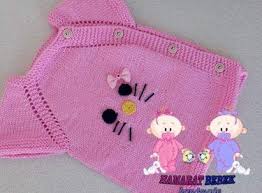 Yandan Dugmeli Dikissiz Hello Kitty Yelek Yapimi Hello Kitty Bebek Yelek