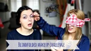 blindfolded makeup challenge ft