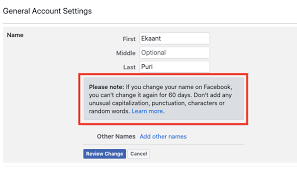Maybe you would like to learn more about one of these? Change Facebook Name Before 60 Days Easy Method
