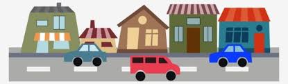 كرتون شوارع المدينة الصاخبة رسوم متحركة مدينة شارع Png والمتجهات للتحميل مجانا Cartoon City Road Yellow Sign