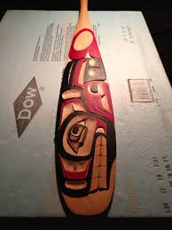 Wolf Paddle Pacific Northwest Art Native Art Native American Art