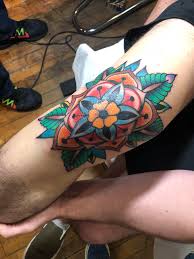 Maybe you would like to learn more about one of these? Got This Mandala On My Knee Last Night Done By Mike Galone At Armature Tattoo Co In Pittsburgh Tattoos