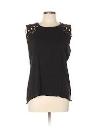 Details About Zadig Voltaire Women Black Sleeveless Top Lg