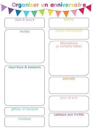 Telechargez L Organisateur D Anniversaire Cabane A Idees Organisation Anniversaire Organisation Anniversaire Enfant Activite Anniversaire