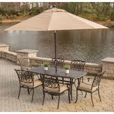 Stylish and attractive patio table:this round table is stylish yet practical. Outdoor Tisch Und Stuhle Set Billig Gartenmobel Am Besten Outdoor Patio Mobel Wicker Gartenmobel Sets Schlafzimmer Patio 7 Piece Dining Set Outdoor Dining Set