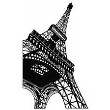 Sticker porte tour eiffel rue parisien. Stickers Tour Eiffel Stickers Malin