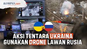 Aksi Tentara Ukraina Pakai Drone Melawan Rusia