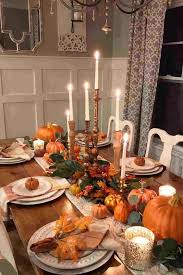 Thanksgiving Day Ideias Dining Table Decor Festivities Decor Trend In 2020 Dinner Table Decor Thanksgiving Dinner Table Decorations Thanksgiving Table Decorations
