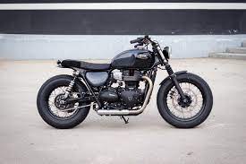 This is one of the best sounding motorcycle and with this exhaust it just makes riding it more fun. Arnaud S Custom Triumph Bonneville T100 La Machine By Baak
