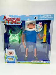 Brand NEW ADVENTURE TIME Finn The Human Figure w/ Interchangeable Faces  10.5