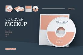 A list of free box mockups to use in your packaging designs. Cd Cover Mockup Set In Packaging Mockups On Yellow Images Creative Store