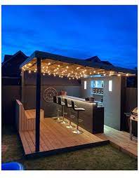 39 of the best outdoor bars and restaurants across london to hit up with your friends now that the famous jerk chicken box, made using their secret jerk recipe and cooked on a bbq charcoal drum is a crowd vibe: Incredible Outdoor Bar Ideas Inspo For Your Garden Garden Bar Ideas Uk Gardenbarideasuk Some Bar Outdoor Design Backyard Patio Designs Outdoor Patio Bar