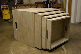 Day 2 Of Box Making Leap In Workout Room Home Diy Home Gym Diy Plyo Box