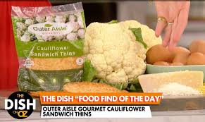 Dr Oz S Food Find Of The Day Oag Cauliflower Sandwich Thins Sandwich Thins Food Gourmet Sandwiches