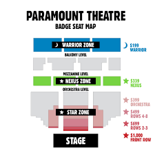 47 Competent Stateside At The Paramount Seating Chart