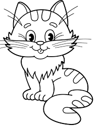 Even though each species has its own distinct looks and characteristics. Simple Kitten Coloring Page For Kids A Pet