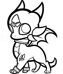 How To Draw Chibi Cynder Cynder The Dragon Step by Step Drawing