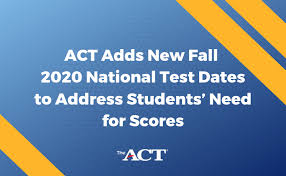National test abhyas app has been created by nta, the governing body that conducts multiple competitive exams, including jee main and neet, across india. Act Newsroom Blog Act Adds New Fall 2020 National Test Dates To Address Students Need For Scores
