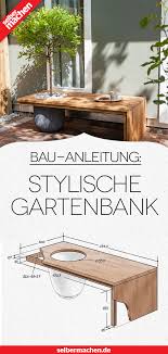 Anleitung Baumbank Im Kleinformat Selber Bauen Mit Schattenspender Baumbank Selber Bauen Gartenbank