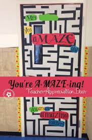 Paper film strip borders, a walk of fame peel and stick. Teacher Appreciation Ideas For Door Decorating Onecreativemommy Com