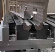Single hit channel forming tools on Rolla-V RVHD3 Adjustable Press Brake Die