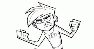 Danny Phantom Colouring Pages Page 2 Super Coloring Pages Coloring Pages Fairy Coloring Pages