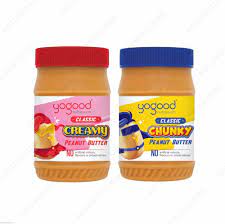 Halal, crunchy, made from 100% american peanut. Yogood Peanut Butter 453g Halal