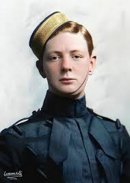 20 year old Winston Churchill, 1895.