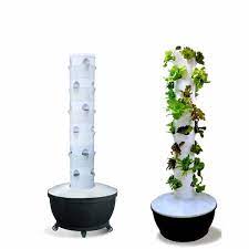 China Large Vertical Garden Tower Indoor Outdoor Hydroponic And Aquaponic Planters China Hydroponic Garden Tower Hydroponics Tower Planter