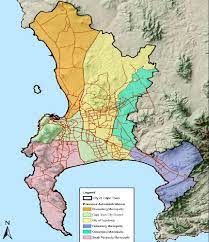 Created by tristan collopy | updated 8/4/2020. Map Of The New City Of Cape Town Showing The Previous Administrations Download Scientific Diagram
