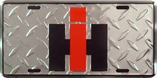 Robot Check International Harvester Number Plate License Plate