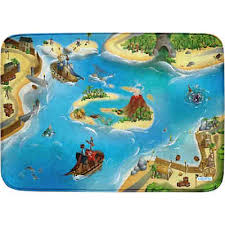 Ob teppiche für wohnzimmer, schlafzimmer oder flur: Ultrasoft Spielteppich Piraten 100 X 150 Cm Achoka Mytoys