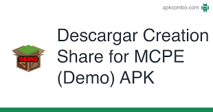 حل مشكلة عدم تحميل اكثر من 5 مرات في برنامج creation share for mcpe. Creation Share For Mcpe Demo Apk 1 01 Aplicacion Android Descargar