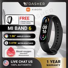june, 2021 xiaomi smartphones price in malaysia starts from rm 150.00. Exclusive Xiaomi Mi Band 6 Smart Wristband 1 56 Inch Amoled Color Screen With Magnetic Charging 30 Sport Modes Shopee Malaysia